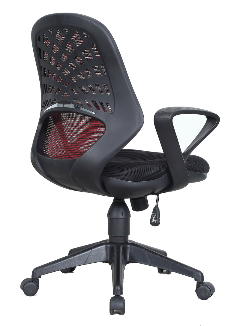 AVANSYS Lattice Mesh Back Operator Chair - Red