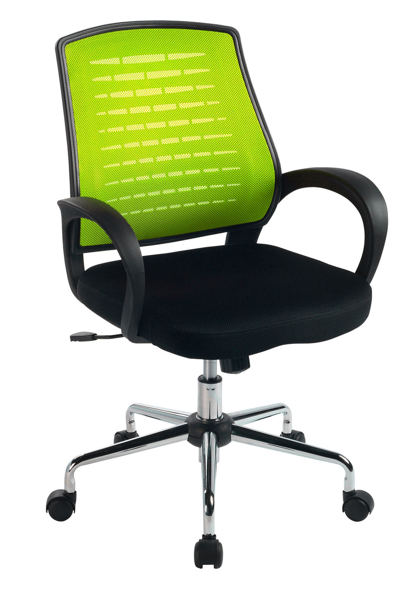 AVANSYS Carousel Mesh Back Operator Chair - Green