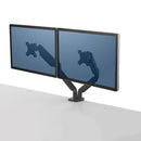 Fellowes Platinum Series Dual Horizontal Monitor Arm - Black