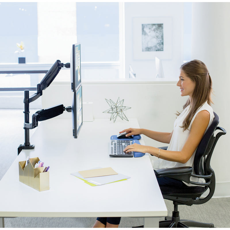 Fellowes Platinum Series Dual Stacking Vertical Monitor Arm