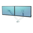 Fellowes Platinum Series Dual Horizontal Monitor Arm - White
