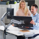 Fellowes Eppa Dual Horizontal Monitor Arm - Silver