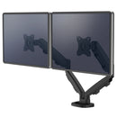 Fellowes Eppa Dual Horizontal Monitor Arm - Black