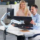 Fellowes Eppa Dual Horizontal Monitor Arm - White