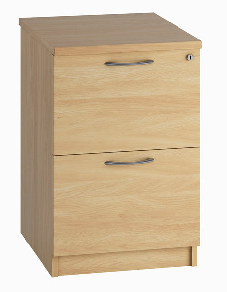IKONIK 2-Drawer Wooden Filing Cabinet, OAK