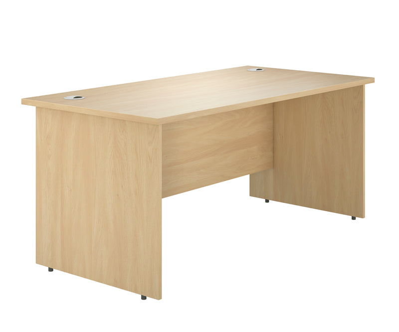IKONIK Panel End Rectangular Desk, 1200mm, OAK