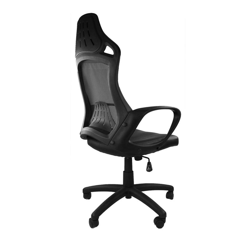 AVANSYS Zone Mesh Designer High Back Operators Armchair with Headrest - Black