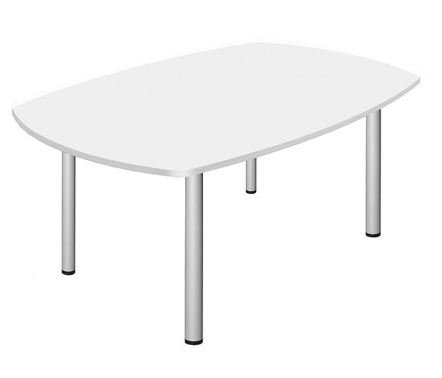 NOVA Fraction High Quality Boardroom Table, WHITE, 1800mm