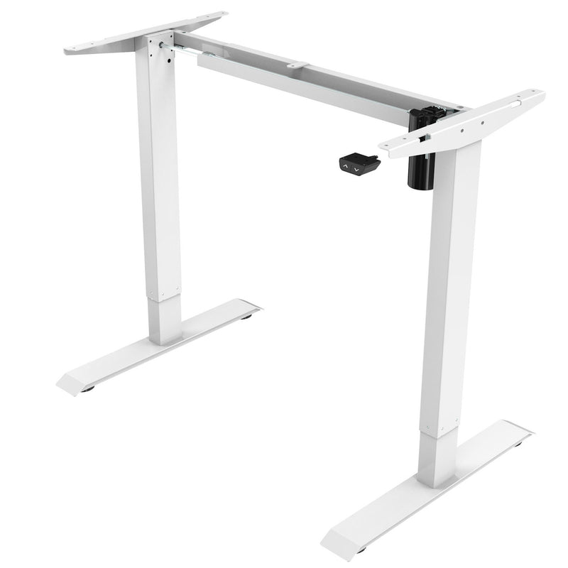 NOVA Vector ECO Electric Height Adjustable Sit Stand / Standing Desk, WHITE - FRAME ONLY