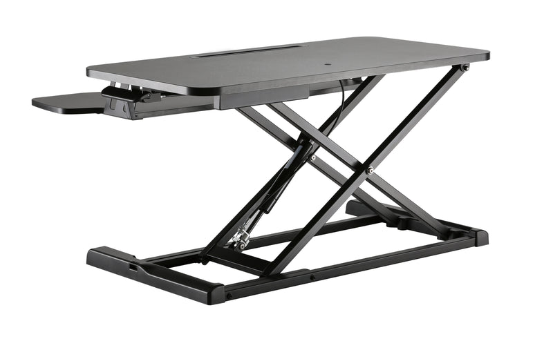 NOVA Vector Sit-Stand Desk Convertor / Workstation - Black
