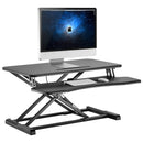 NOVA Vector Sit-Stand Desk Convertor / Workstation - Black