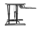 NOVA Vector Sit-Stand Desk Convertor / Workstation - Black