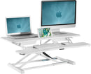 NOVA Vector Sit-Stand Desk Convertor / Workstation - White