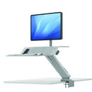 Fellowes Lotus™ RT Sit-Stand Workstation / Desk Convertor -  Single - White