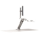 Fellowes Lotus™ RT Sit-Stand Workstation / Desk Convertor -  Single - White