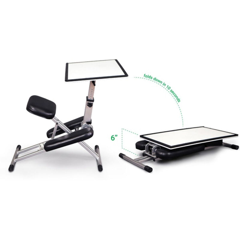 The Edge Desk System - Foldable & Portable Ergonomic Standalone Desk System