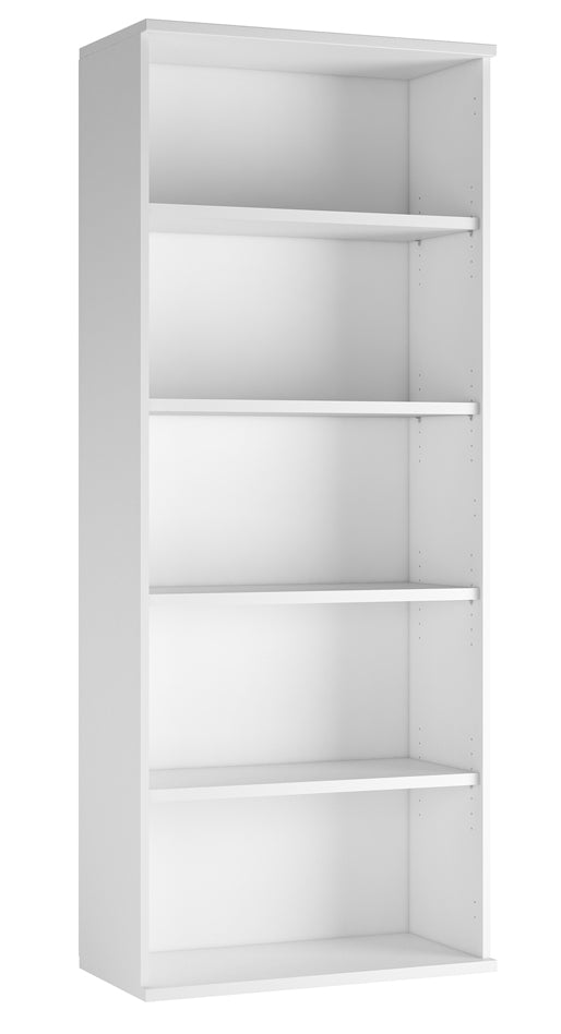 EQUINOX Tall Bookcase, 2000mm, WHITE