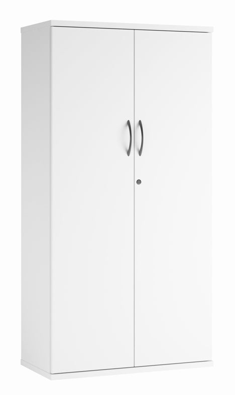 EQUINOX 2-Door Cupboard, Tall, 1600mm, WHITE