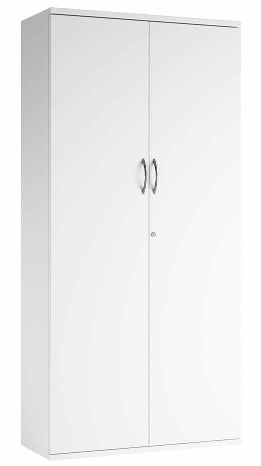 EQUINOX 2-Door Cupboard, Tall, 2000mm, WHITE